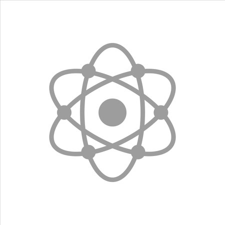 atom icon vector illustration symbolのイラスト素材