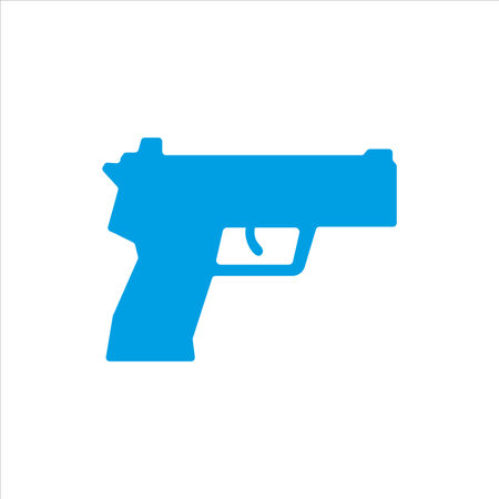 gun icon vector illustration symbolのイラスト素材