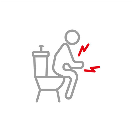 diarrhea icon vector illustration symbolのイラスト素材