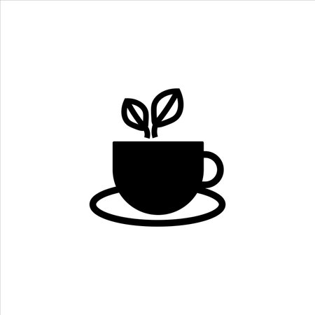 cup with herbal tea icon vector illustration symbolのイラスト素材