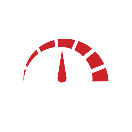 speedometer icon vector illustration symbolのイラスト素材