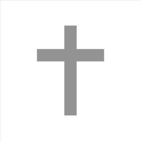 christian cross icon vector illustration symbolのイラスト素材