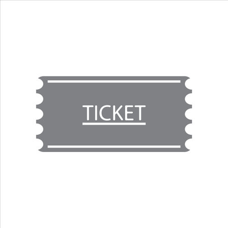 ticket icon vector illustration symbolのイラスト素材