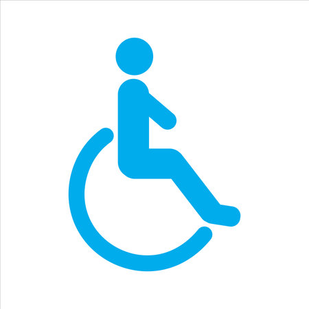 disabled icon vector illustration symbolのイラスト素材