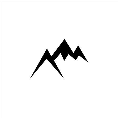 mountains icon vector illustration symbolのイラスト素材
