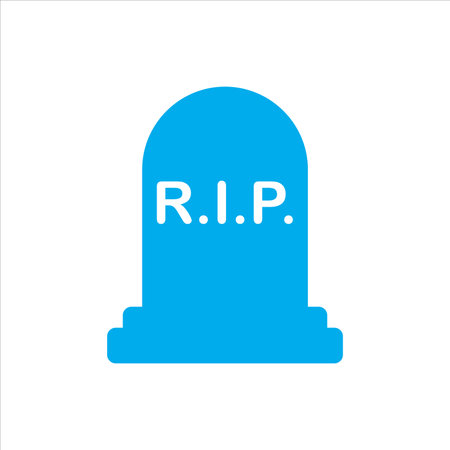 tombstone icon vector illustration symbolのイラスト素材