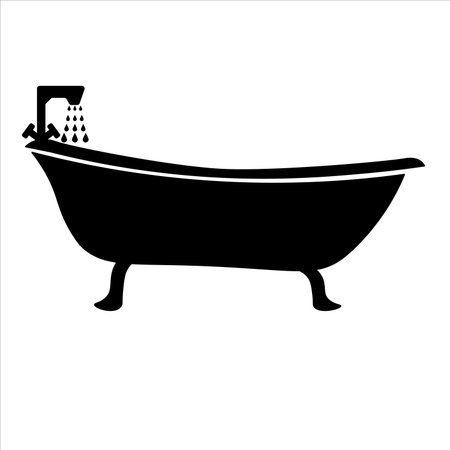 bathroom icon vector illustration symbolのイラスト素材