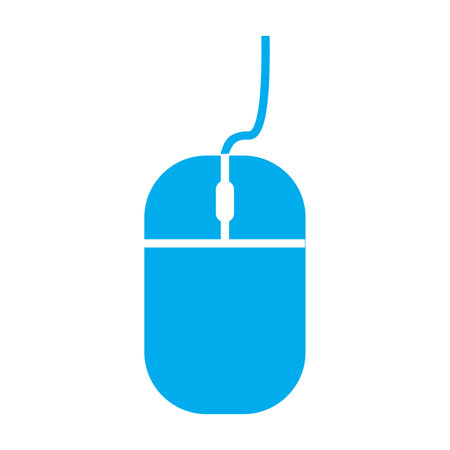 computer mouse icon vector illustration symbolのイラスト素材