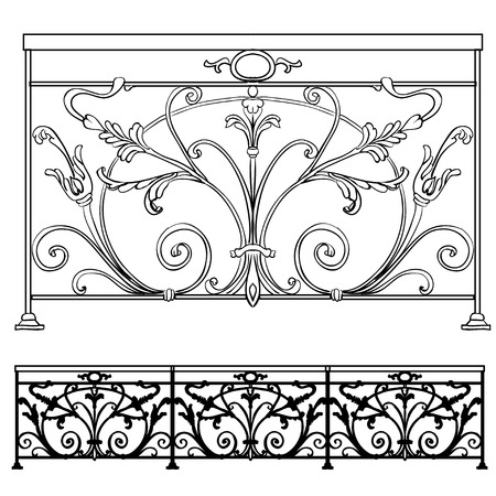 The artistic forging products latticeのイラスト素材