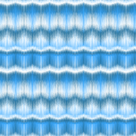 seamless pattern Tribal Art  Ikat Ogee in traditional classic blue colorsのイラスト素材