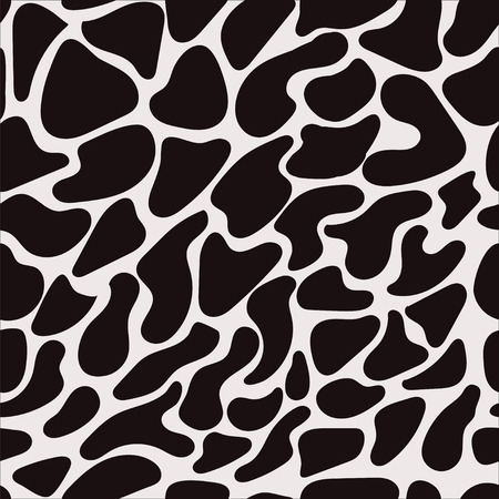 seamless monochrome pattern of animal spots or stones and bouldersのイラスト素材