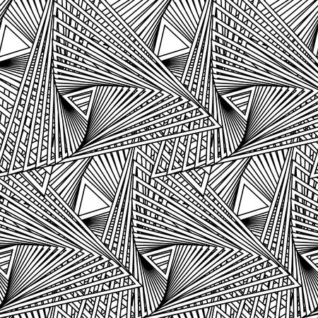Abstract geometry seamless patternのイラスト素材