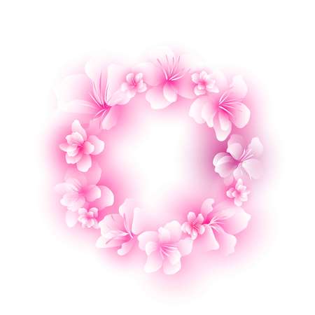 sakura hanami frameのイラスト素材