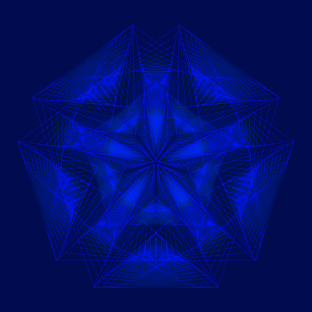 Abstract geometry vectorのイラスト素材