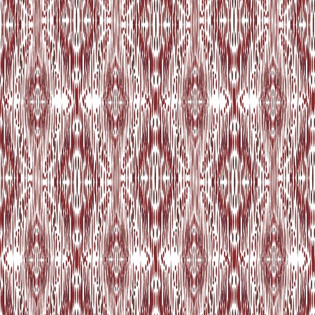 Ikat Ogee background - Ethnic folk seamless pattern. Boho Styleのイラスト素材