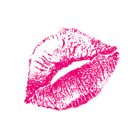 Isolated Lip impressionのイラスト素材