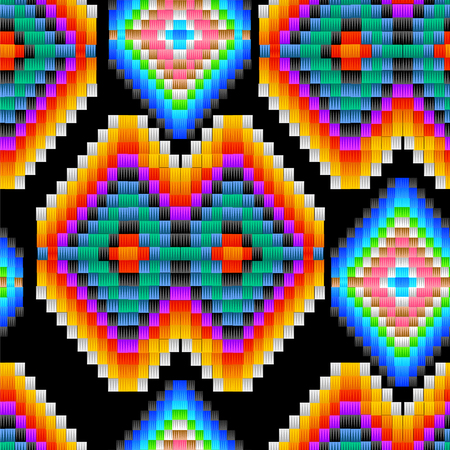 less ethnic patternのイラスト素材