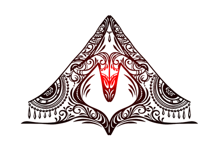 Yoga mudra Vectorのイラスト素材