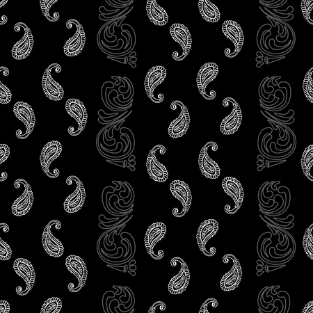 Ppaintings of oriental fabric patterns.のイラスト素材