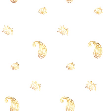 Seamless ornament from paisleyのイラスト素材