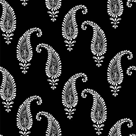 Paisley seamless patternのイラスト素材