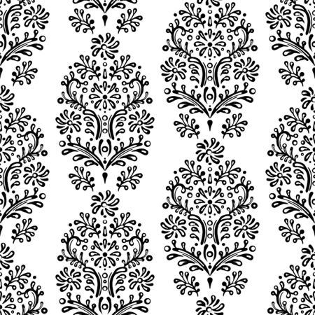 Paisley seamless patternのイラスト素材