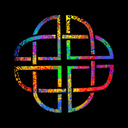 Celtic Scandinavian symbolsのイラスト素材