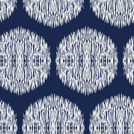 Ikat Ogee Backgroundのイラスト素材