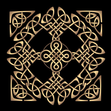 Celtic folk ornamentのイラスト素材