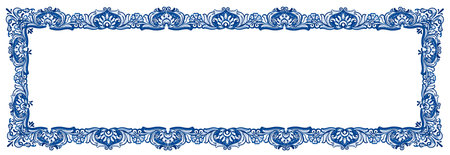 Azulejos Portuguese watercolorのイラスト素材