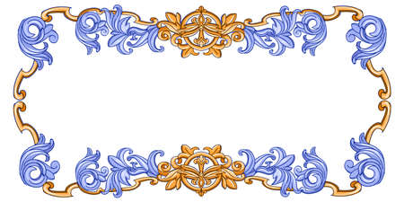 Azulejos Portuguese watercolorのイラスト素材