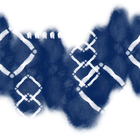 SHIBORI DIGITAL seamless patternのイラスト素材