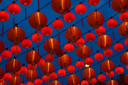 chinese lanternsの写真素材