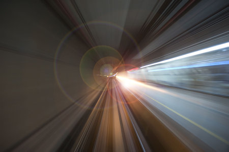 blurred motion tunnel 