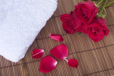 rose spa conceptの写真素材