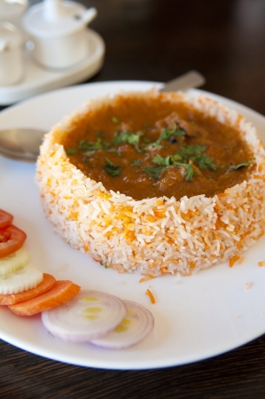 Tasty Indian Cuisine Biryani chicken rice
の写真素材