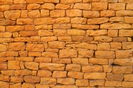 ancient red brick wall for background purposeの写真素材