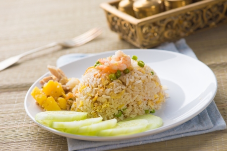 Fried rice thai style の写真素材