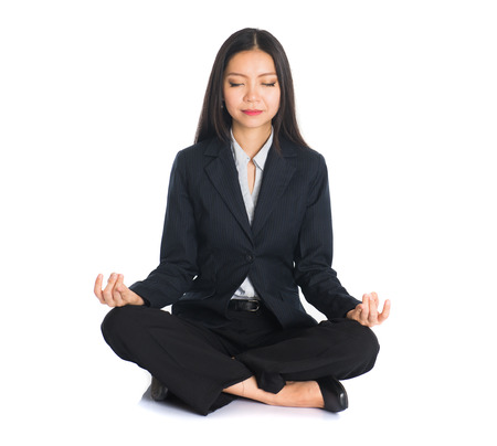 asian business female yogaの写真素材