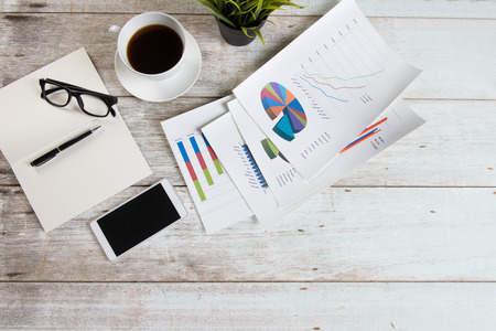 blank workspace top downの写真素材