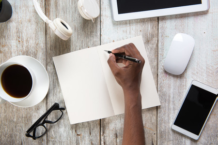 workspace top downの写真素材