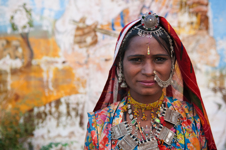 rajasthani womanの写真素材