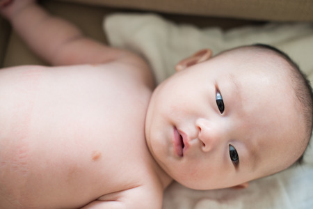 asian babyの写真素材