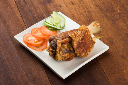 roasted pork knuckleの写真素材