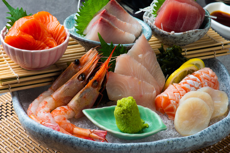 Big sashimi set - Japanese foodの写真素材