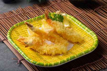 Ebi tempura shrimpの写真素材