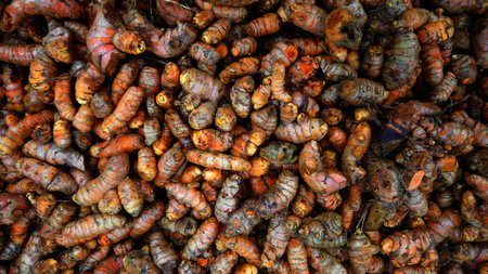 Tumeric for sale at market