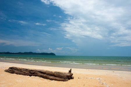 Cherating, beauty beach with sea view in malaysiaの写真素材