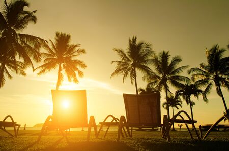 Beautiful sunset in Tanjung Aru , Kota Kinabalu  Malaysia.
の写真素材