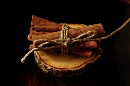 Spicy cinnamon, special taste for dessertsの写真素材